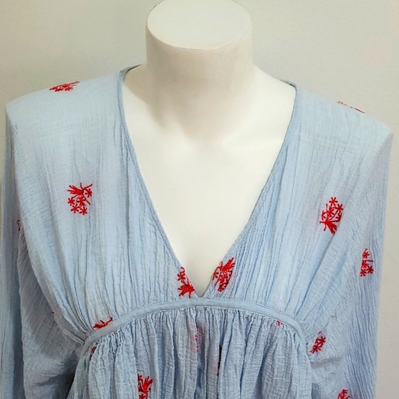 Zara top in a cheesecloth material size S/M - Picture 2 of 8